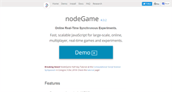 Desktop Screenshot of nodegame.org